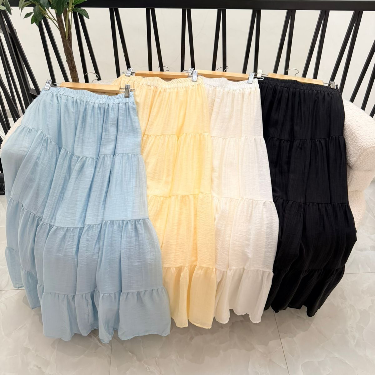 Aurelia Tiered Skirt Flowy