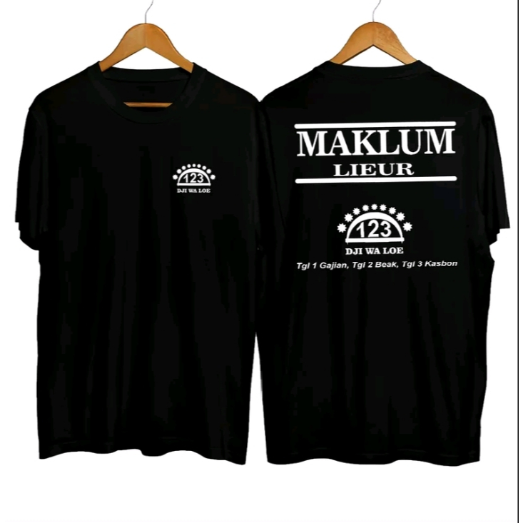Kaos plesetan rokok magnum maklum lieur t-shirt atasan distro unisex premium cotton combed 30s
