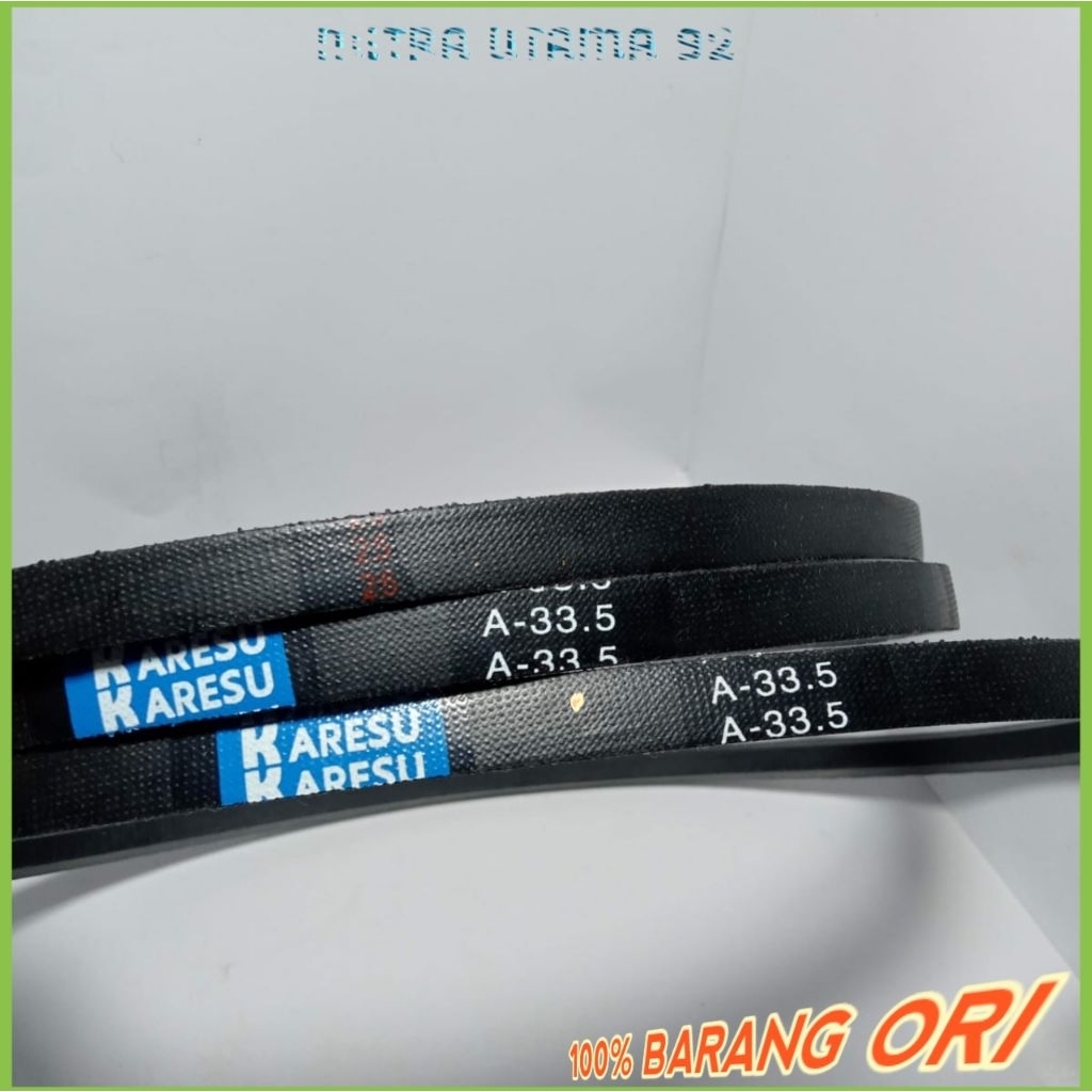 PENBEL MESIN CUCI SHARP 2 TABUNG NEPVBELT A33.5 V-BELT MESIN CUCI A-33.5 V BELT A 33.5 KUWALITAS SUP