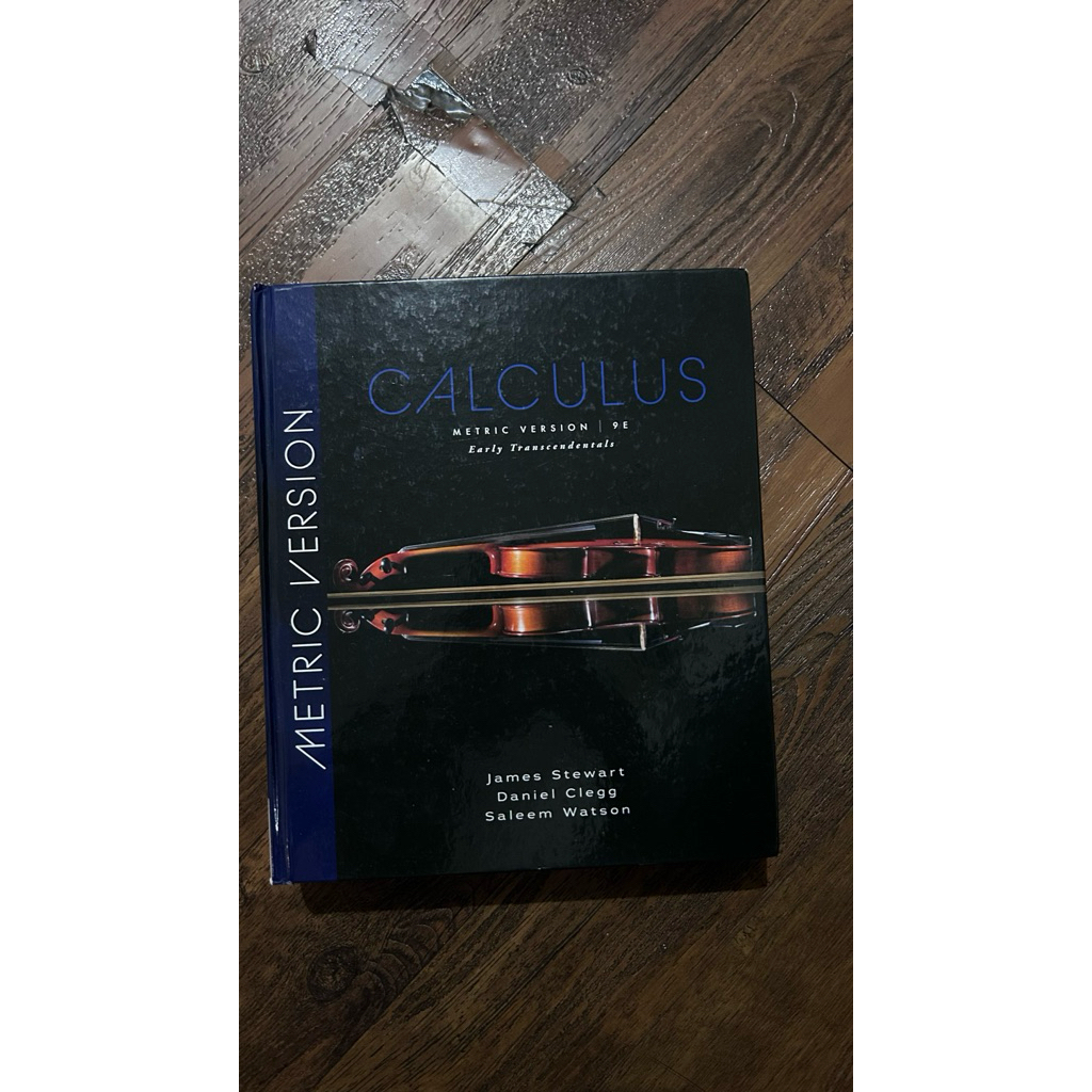 Calculus Early Transcendentals 9e Ninth Edition Metric Version Stewart Original secondhand baru tida