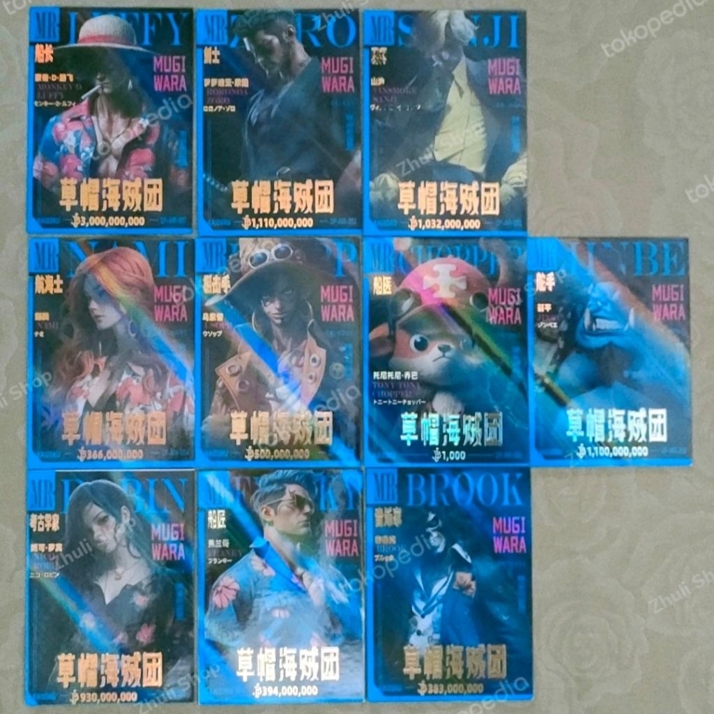 KARTU MR ONEPIECE CCG KABAGO 4 FULLSET (MR01-MR10)