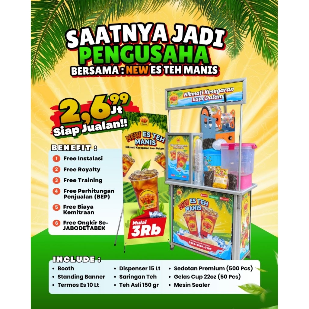 Paket Usaha Es Teh | + Sealer