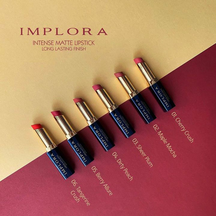 IMPLORA -SATU LUSIN LIPSTIK IMPLORA INTENSE / LIPSTIK IMPLORA GROSIR by Ewalook