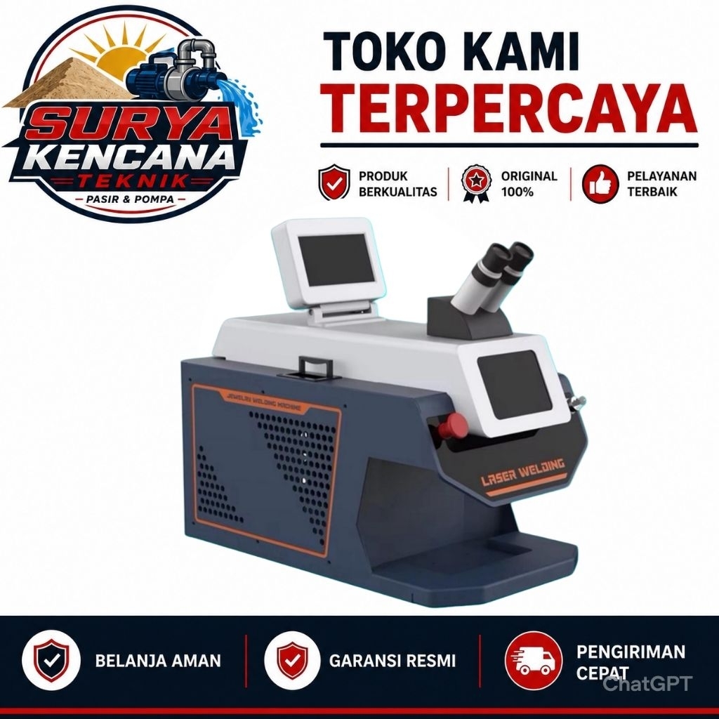 Jewelry Laser Welding Machine 150W YAG Laser Spot Welder Mesin Las Laser Perhiasan Emas Perak Platin