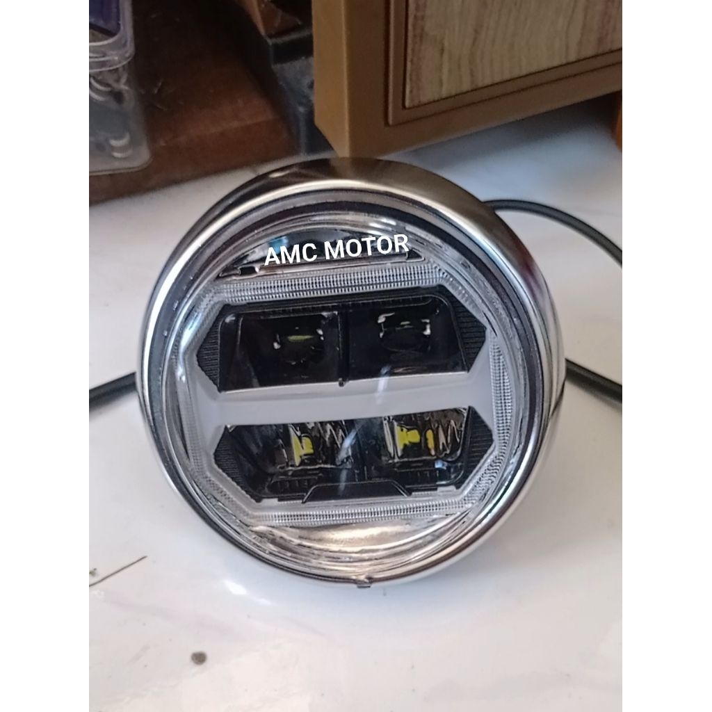lampu biled C70 Pro reflektor C70 vespa vbb biled daymaker pro super terang