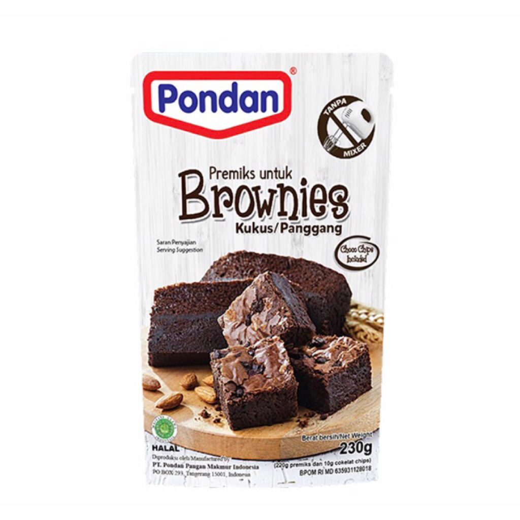 Pondan Brownies Kukus