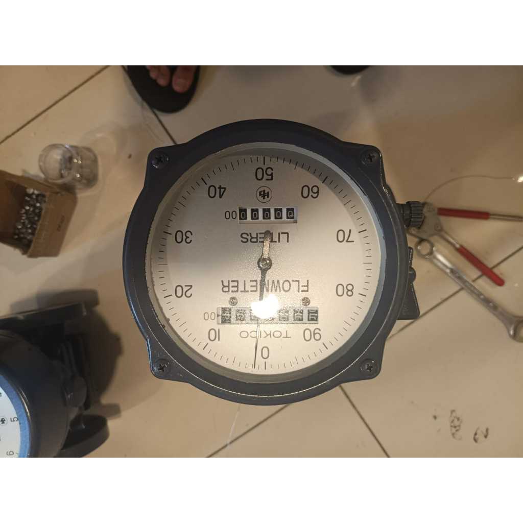 Flow Meter Tokico 3 Inch DN80 Flange Original Japan | Industrial Oil Flow Meter Solar BBM Oli Akurat