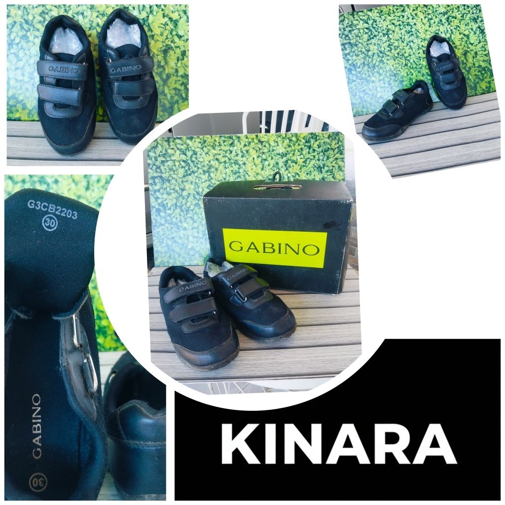Sepatu Second G*BINO Anak Full Black