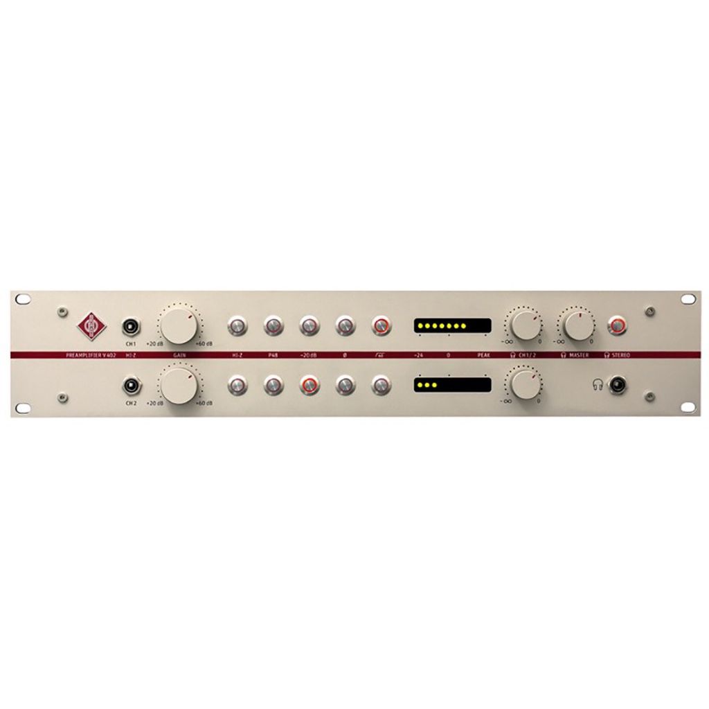 Neumann V 402 Rackmount 2-Channel Microphone Preamplifier
