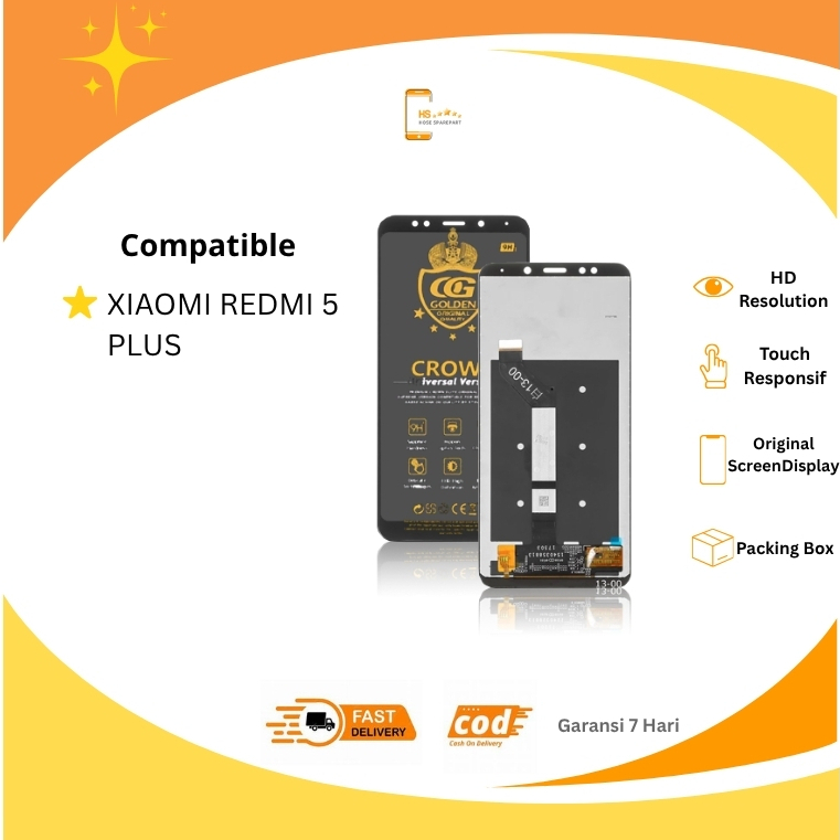 COD LCD TOUCHSCREEN XIAOMI REDMI 5 PLUS / LCD REDMI 5+ ORIGINAL