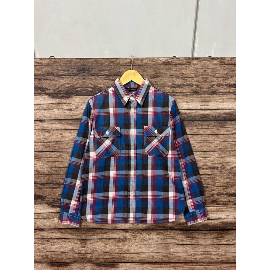 full count heavyweight flannel shirt #DCFL05