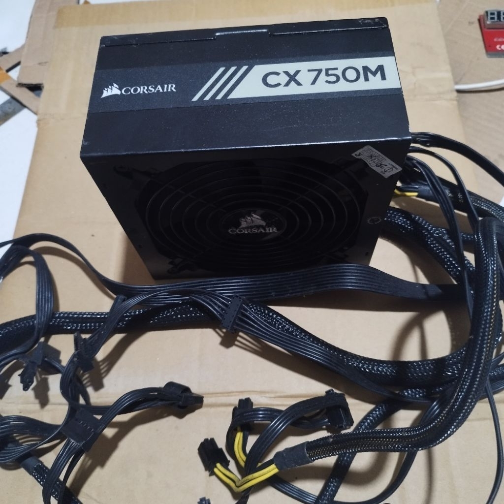 Psu corsair CX750M/GS600/CX600M/CX500M normal semi modular 80plus bronze