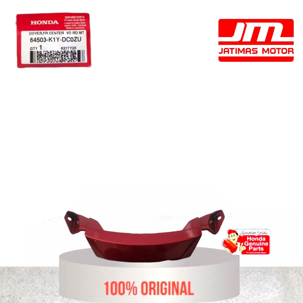 64503-K1Y-DC0ZW Cover Front Center PCX 160 K1ZV 2025- Sekarang merah doff