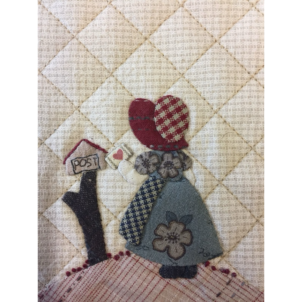 keset Quilting coklat shabby pw
