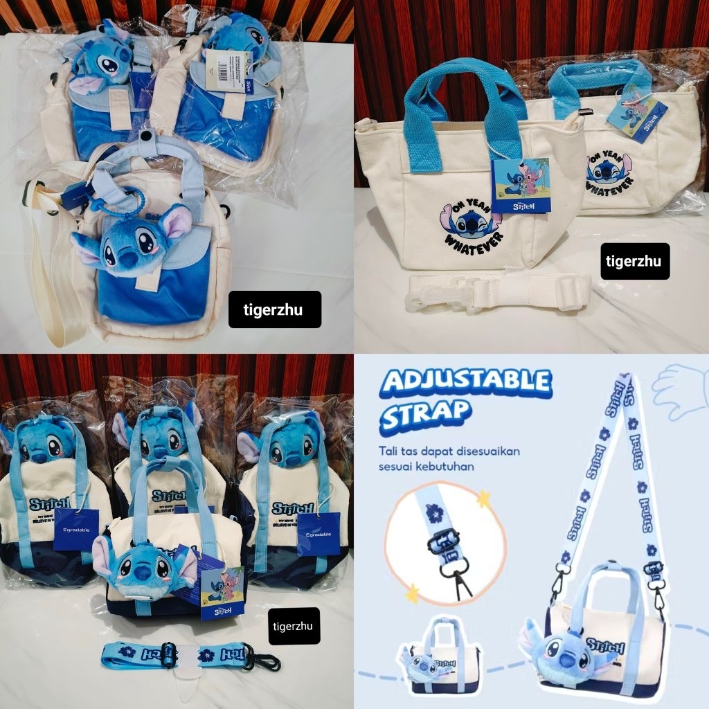 OHSOME X DISNEY ORIGINAL STITCH / tas selempang stitch