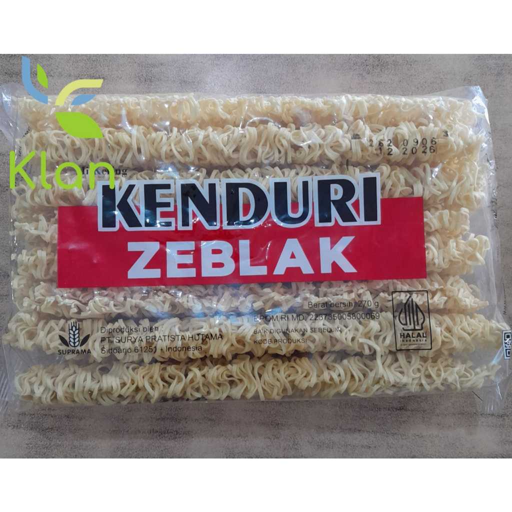 KENDURI ZEBLAK 270GR / MIE KERING MIE BURUNG DARA/ MIE KENDURI/ MIE UNTUK HAJATAN