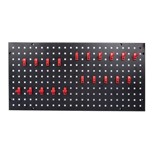 Rak Tools Bengkel Pegboard Dinding Perforated Panel Penyimpanan Alat Kerja Organizer