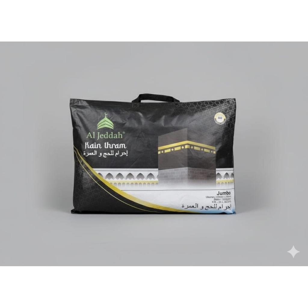 Kain Ihram Al-Jeddah Jumbo – Tebal & Nyaman