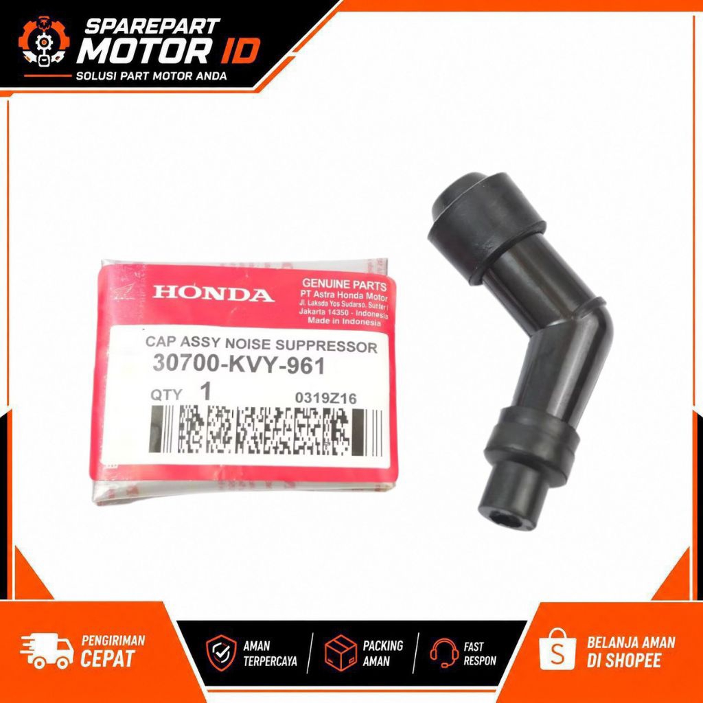 Tutup Kepala Busi Honda Beat karbu KVY Sparepart Motor