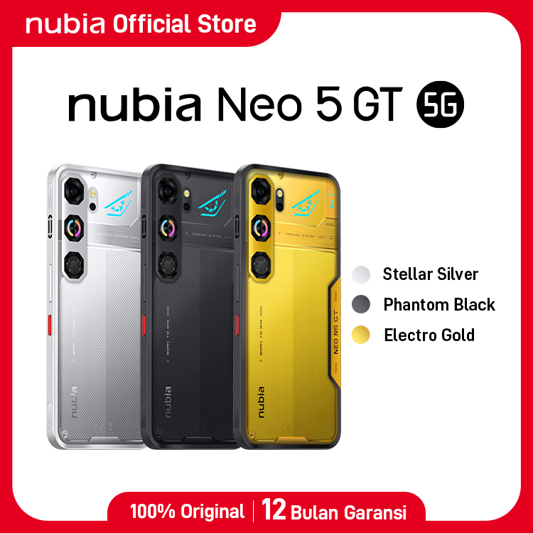 nubia Neo 5 GT 5G RAM 20 GB (8 + 12 GB) ROM 256 GB Baterai 6210mAh Super Fast Charging 80W - Gambar 3