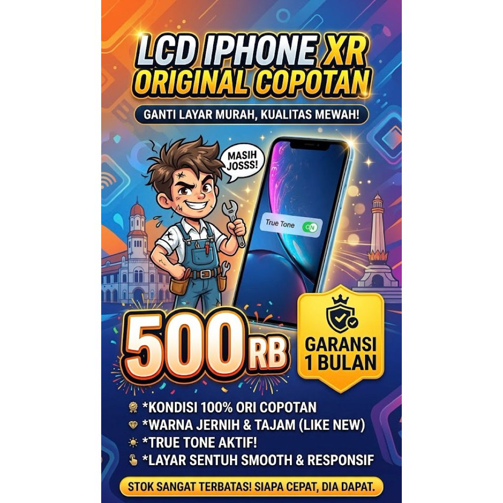 lcd iphone xr copotan 100% ori