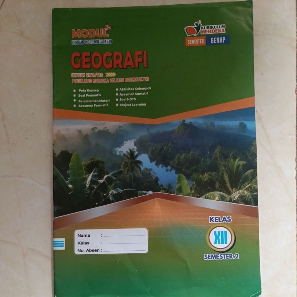 LKS GEOGRAFI KELAS 12 SEMESTER 2