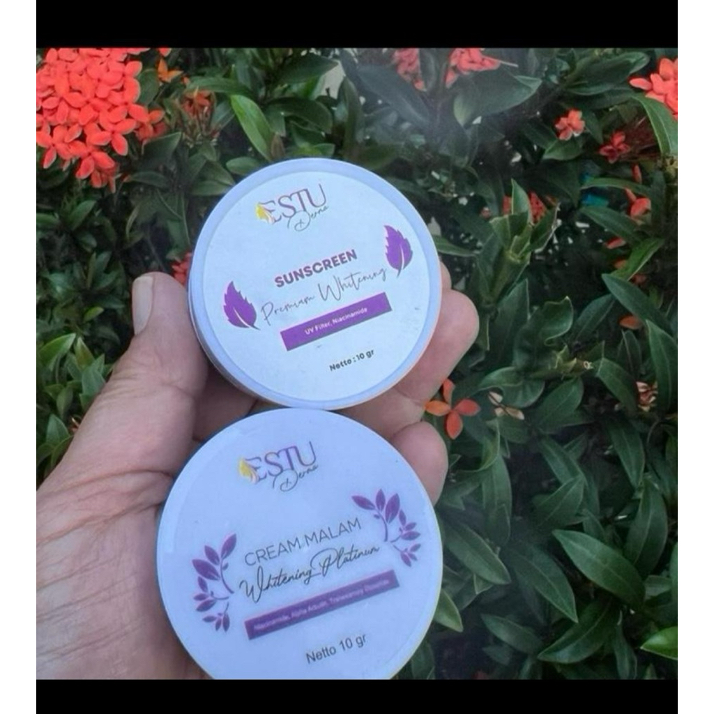 Day Cream Mezuca Krim Pagi Mencerahkan Memutihkan atasi Jerawat Bekas Jerawat Flek Hitam di Wajah