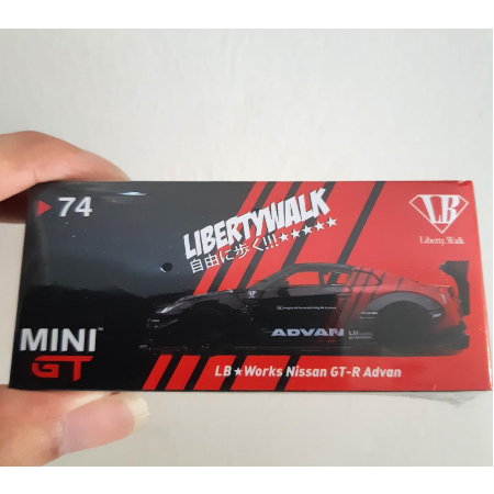 mini gt 74 nissan gtr advan lbwk limited minigt diecast