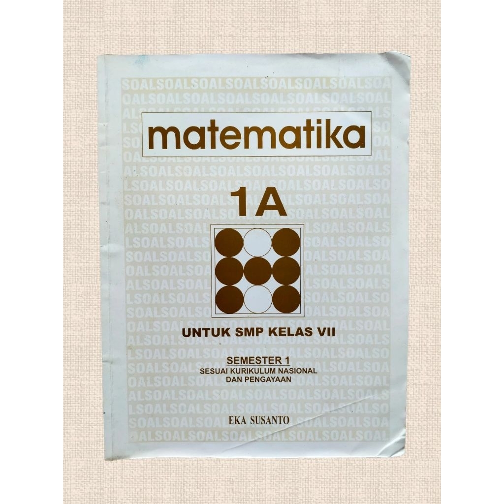 [PRELOVED ORI] Buku Matematika SMP Kelas 7 BPK PENABUR