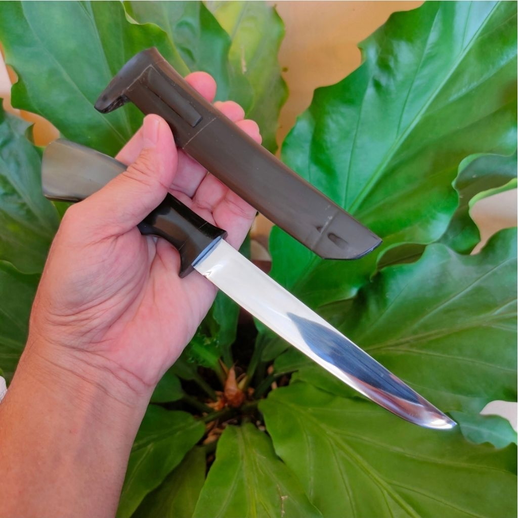 K110 Handmade Kitchen knife, Pisau dapur  Seset full tanduk dengan bahan Bohler K110  yang super taj