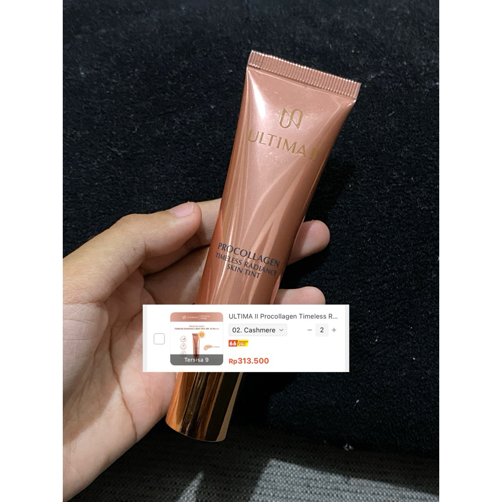preloved skintint ultima II shade cashmere