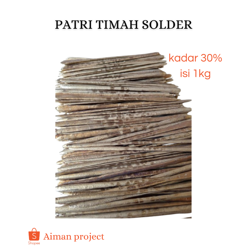 Stik timah patri solder kadar 30% no 2 isi 1kg