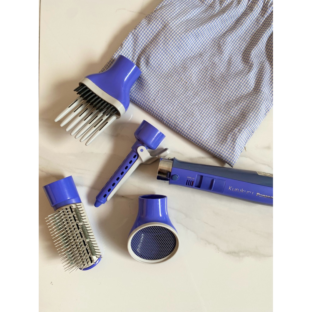 Panasonic KuruKuru 5 in 1 Hair Styler Original Preloved | Blow Brush Curl Air Iron Hair Dryer Multif