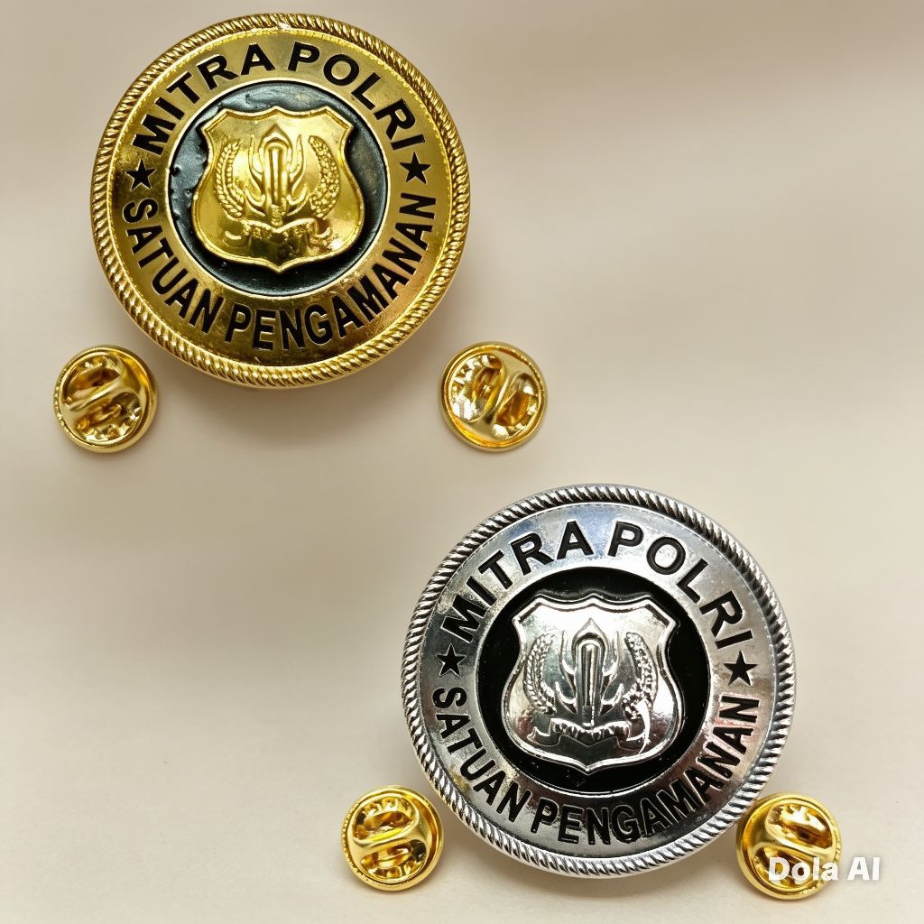 Pin Lencana Mitra Polri Satpam pin Mitra Polri Satpam Security
