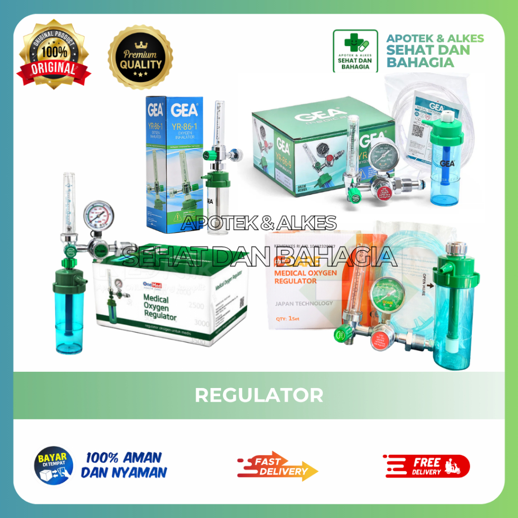 Regulator Tabung Oksigen (O2)