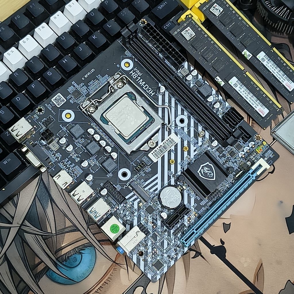 Bundling - Intel i5 4690 + Motherboard H81M Vurion Ram 16gb DDR3 Hynix Normal Nominus - Segel Februa