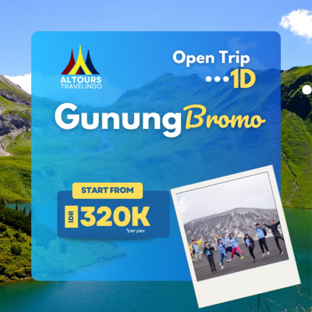 Open trip BROMO 1D - ALTOURS TRAVELINDO