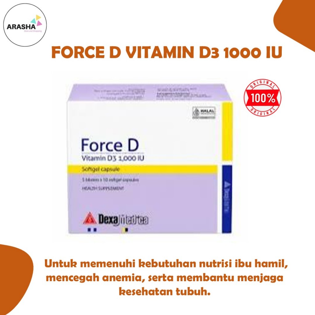 FORCE D VITAMIN D3 1000 IU