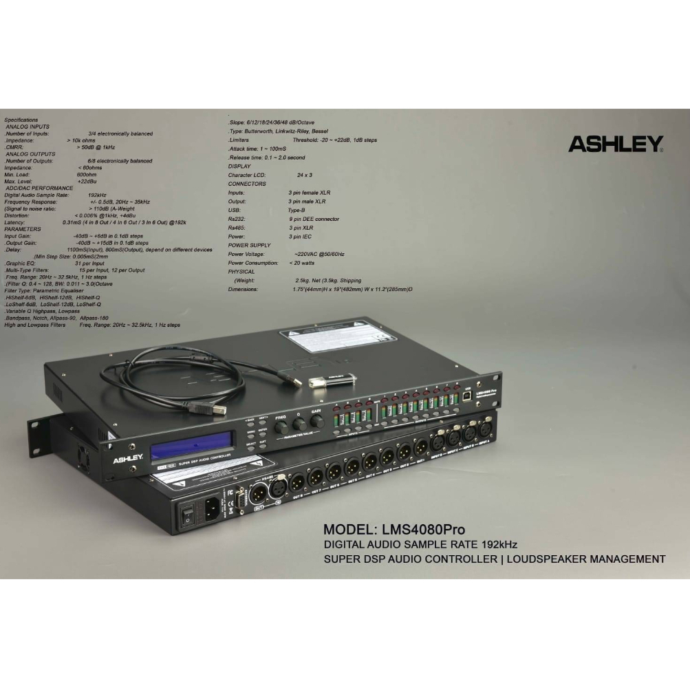 MANAGEMENT ASHLEY LMS4080PRO LMS4080 PRO LMS 4080 PRO