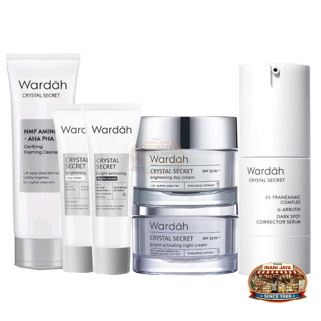 Wardah Crystal Secret Series - Krim Wajah - Sabun Wajah Kulit Berminyak