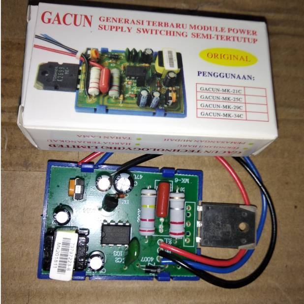 Regulator TV Gacun 21" (MK-21C) GACUN 21INC POWER KIT GACUN ORIGINAL