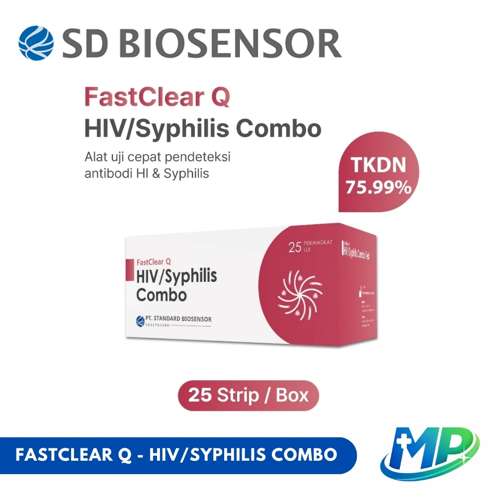 SD BIOSENSOR FASTCLEAR Q HIV/SYPHILLIS COMBO RAPID TEST KIT