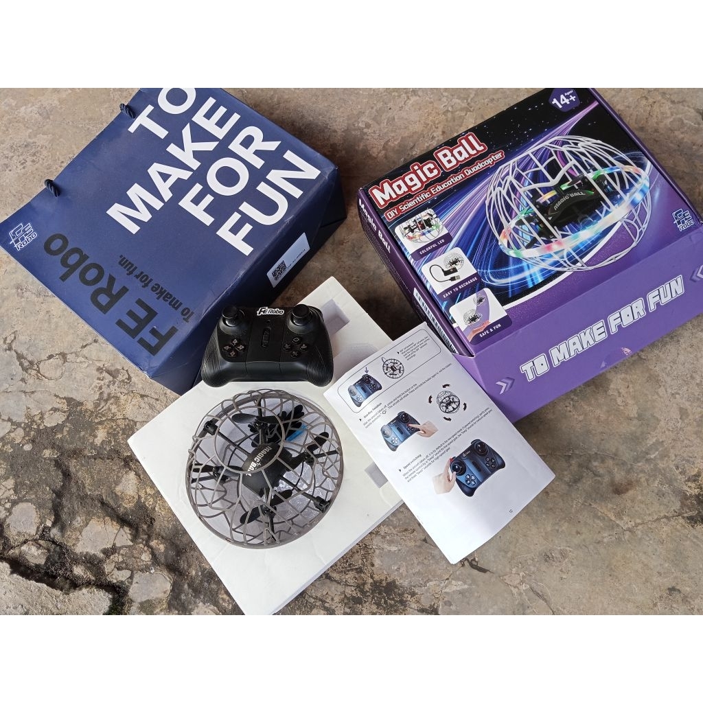 mainan drone magic ball second