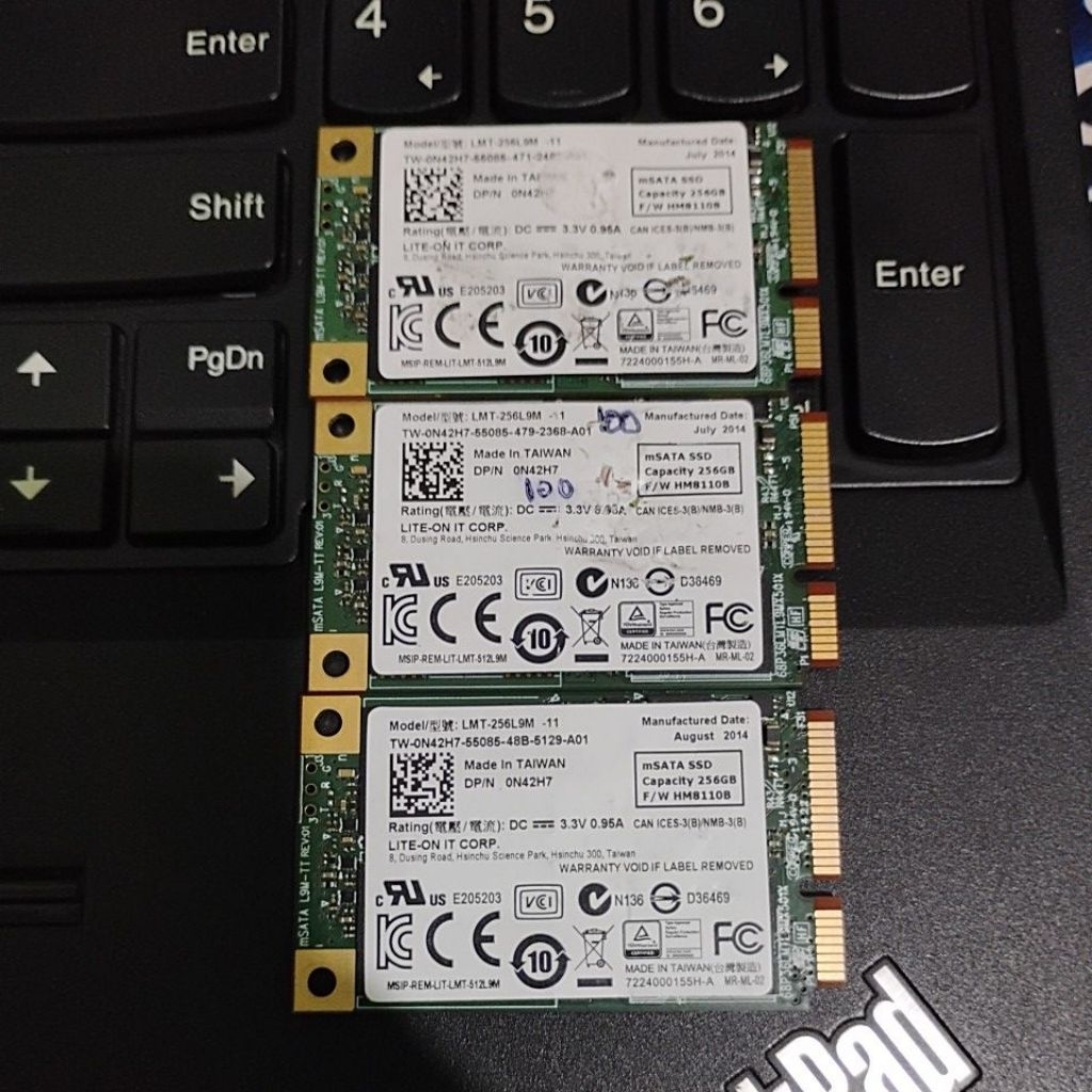 SSD MSATA 256gb rusak