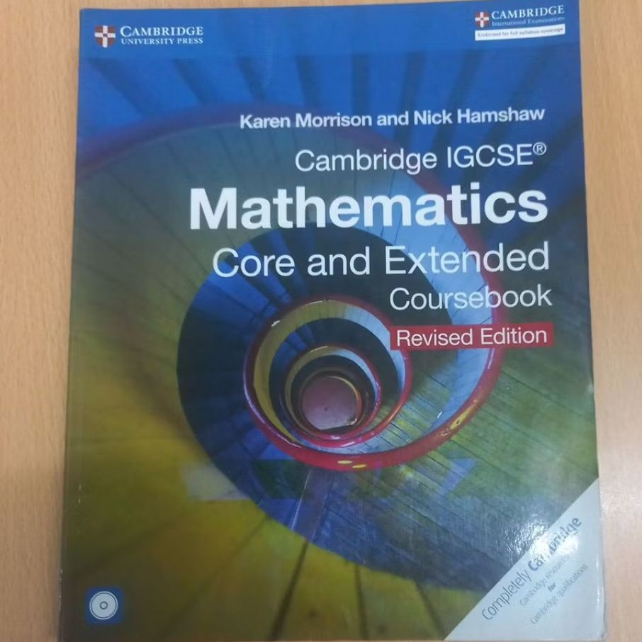 Mathemstics Cambridge IGCSE core and extended coursebook