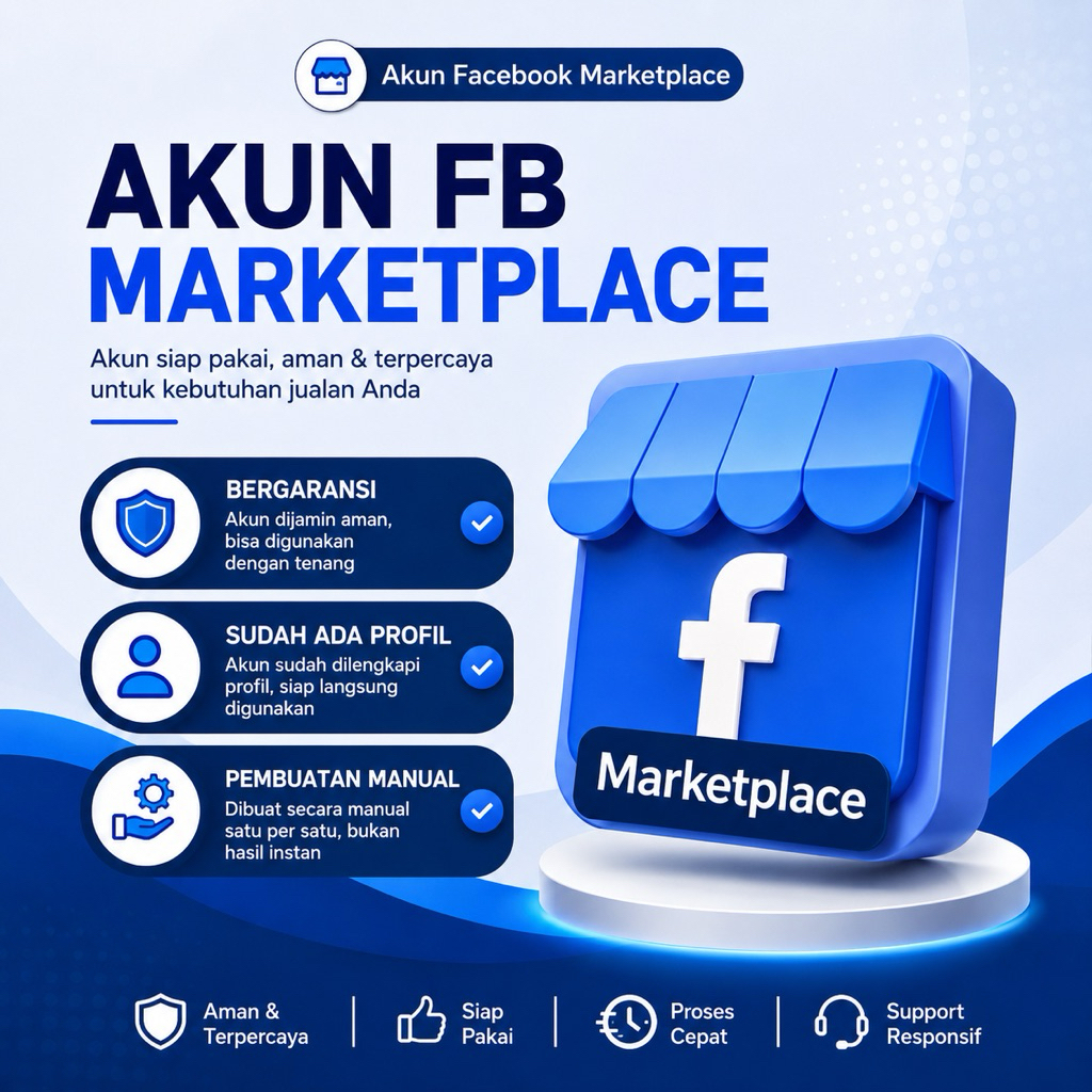 JUAL AKUN FACEBOOK MARKETPLACE BERGARANSI