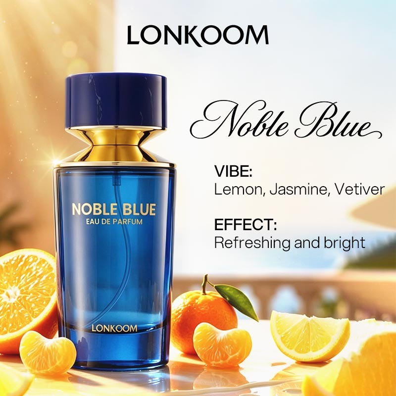 LONKOOM Noble Black  Eau De Perfume 100ml Parfum Pria EDP Tahan Lama Aroma Patchouli Orange Mandarin