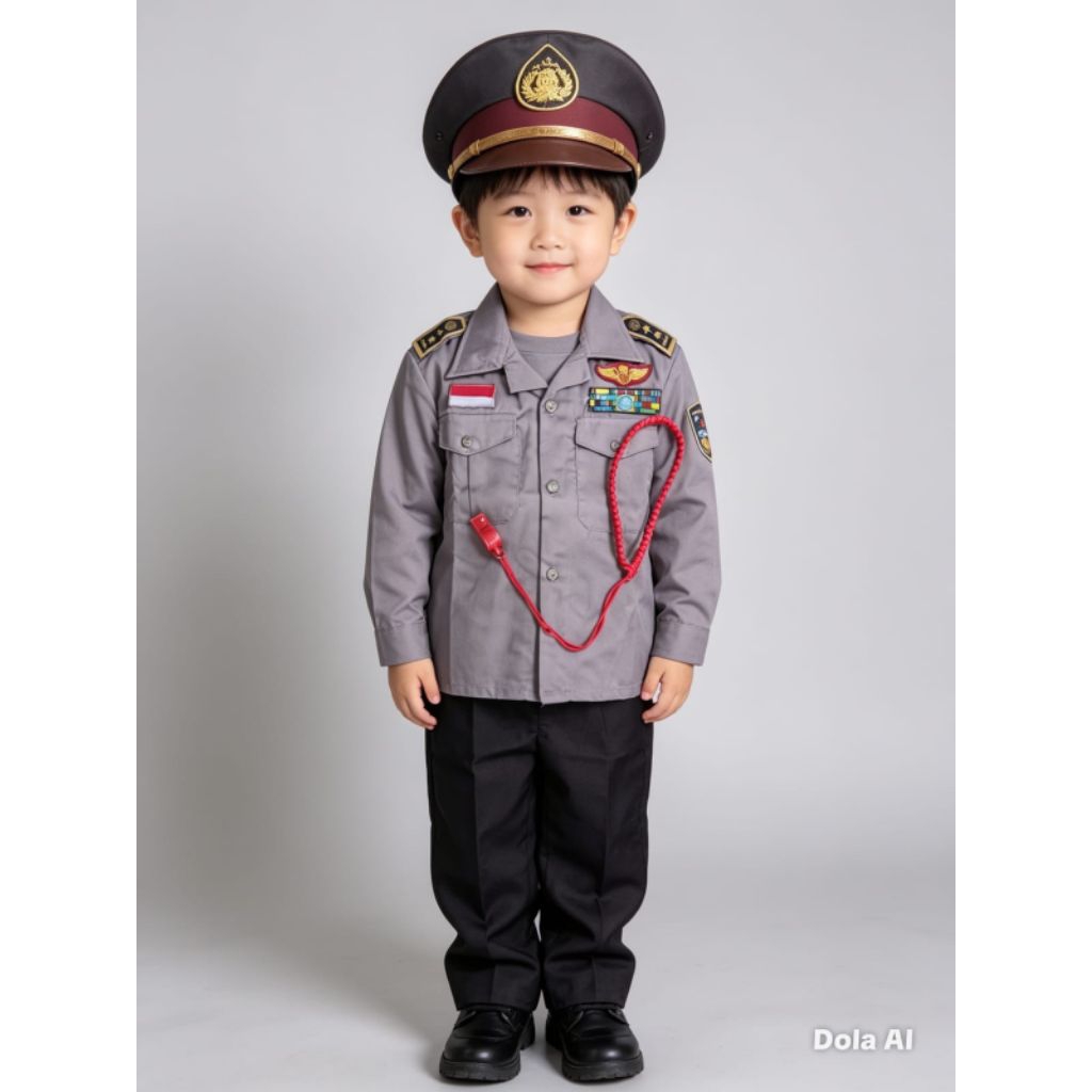 baju anak polisi baju polisi anak baju profesi polisi anak