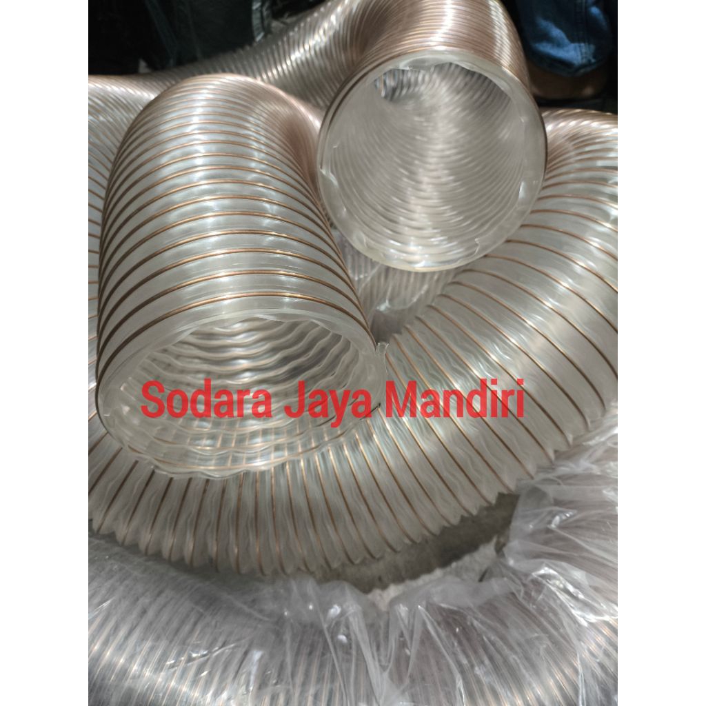 PU DUCTING HOSE, 1 inch Flexible vacuum, Selang hisap udara