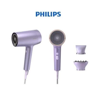 Philips BHD720|10 Pengering Rambut Metal Ungu - Saeco Hair Dryer